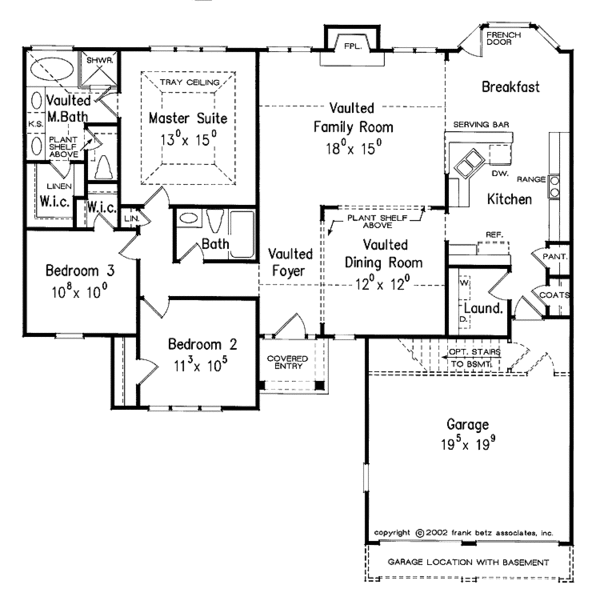 Home Plan - European Floor Plan - Main Floor Plan #927-746