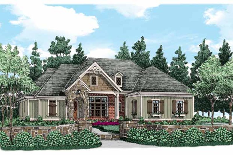 Home Plan - Traditional Exterior - Front Elevation Plan #927-497