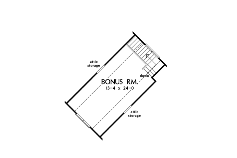 House Plan Design - Floor Plan - Other Floor for European House Plan #929-904 - 3 bed, 2 bath