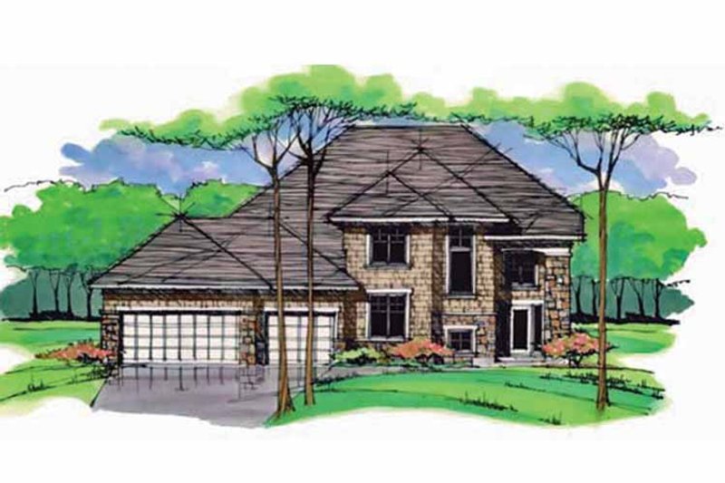 Dream House Plan - Exterior - Front Elevation 4 for Colonial House Plan #51-1000 - 3 bed, 2.5 bath