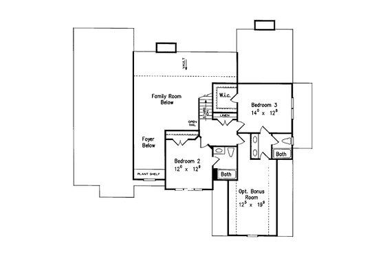 Floor Plan - Upper Floor for European House Plan #927-693 - 3 bed, 3.5 bath