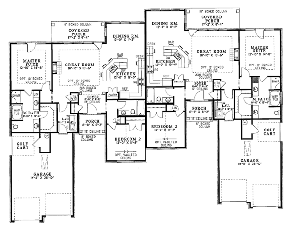 Home Plan - Country Floor Plan - Main Floor Plan #17-2783