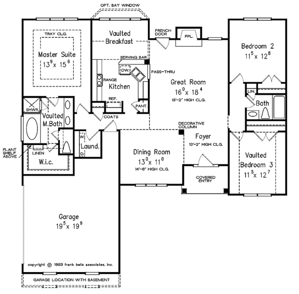 House Design - Mediterranean Floor Plan - Main Floor Plan #927-52