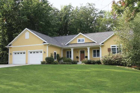 Exterior - Front Elevation 4 for Craftsman House Plan #928-140 - 4 bed, 3.5 bath