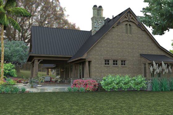 Exterior - Other Elevation 1 for Craftsman House Plan #120-246 - 3 bed, 2 bath