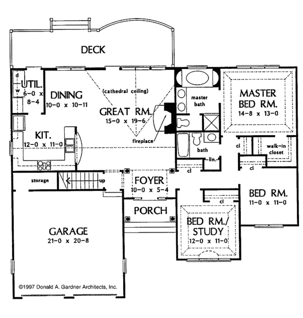Architectural House Design - Traditional Floor Plan - Main Floor Plan #929-363