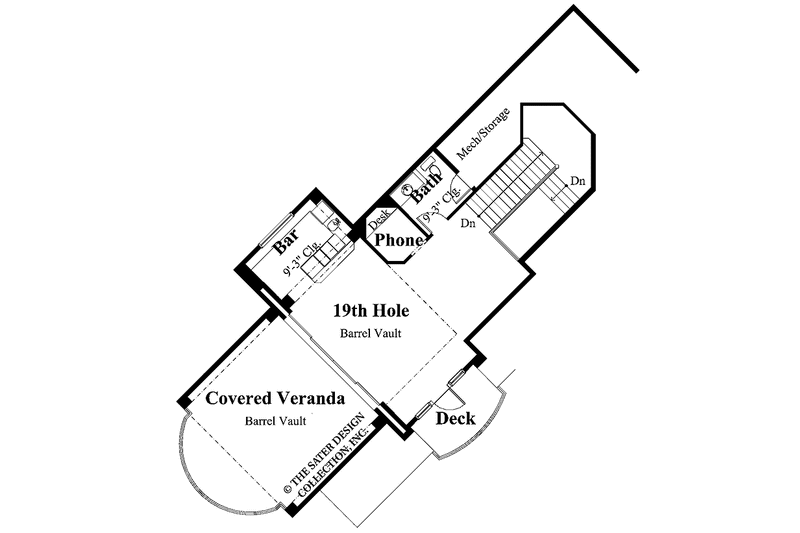 Architectural House Design - Floor Plan - Upper Floor for Mediterranean House Plan #930-319 - 3 bed, 4.5 bath