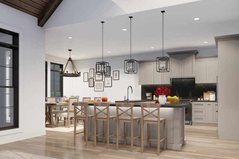 Home Plan - Interior - Kitchen 4 for Ranch House Plan #923-93 - 3 bed, 2 bath