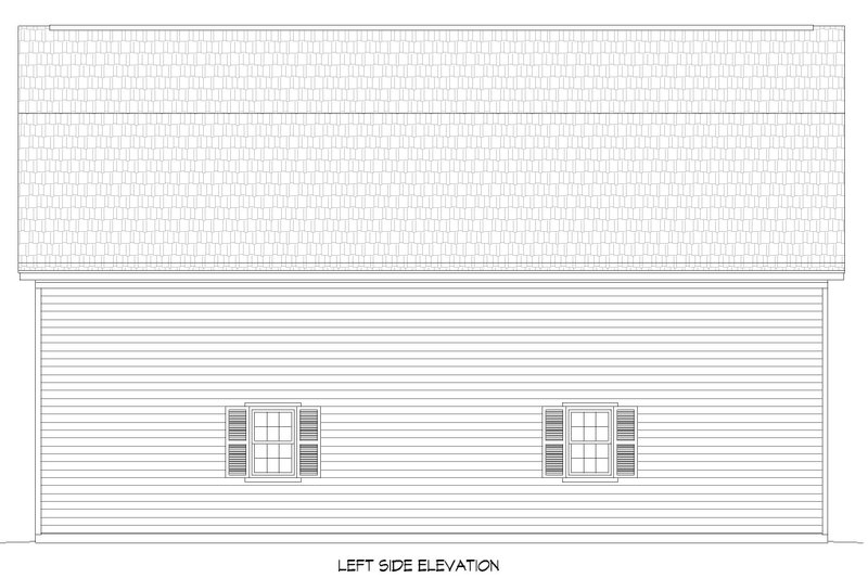 Dream House Plan - Exterior - Other Elevation for Farmhouse House Plan #932-914 - 1 bed, 1 bath