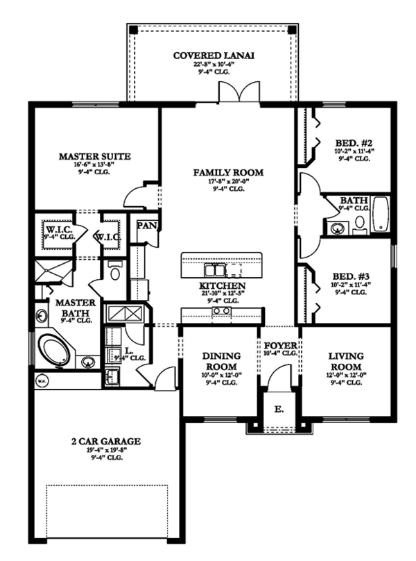 House Blueprint - Mediterranean Floor Plan - Main Floor Plan #1058-116