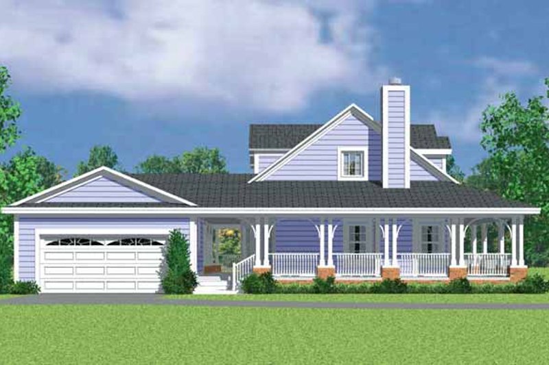House Plan Design - Exterior - Other Elevation for Victorian House Plan #72-1131 - 3 bed, 2 bath