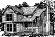 Country Style House Plan - 3 Beds 3 Baths 2347 Sq/Ft Plan #30-276 