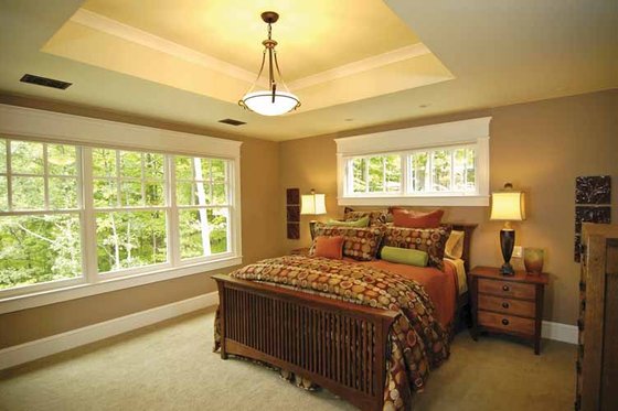 Interior - Master Bedroom for Craftsman House Plan #928-30 - 3 bed, 4 bath