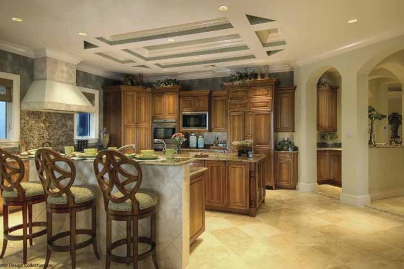 Dream House Plan - Interior - Kitchen for Mediterranean House Plan #930-421 - 4 bed, 4 bath