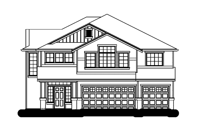 Traditional Style House Plan - 4 Beds 2.5 Baths 3310 Sq/Ft Plan #951-23