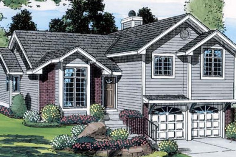 Traditional Style House Plan - 3 Beds 2.5 Baths 1787 Sq/Ft Plan #312-723
