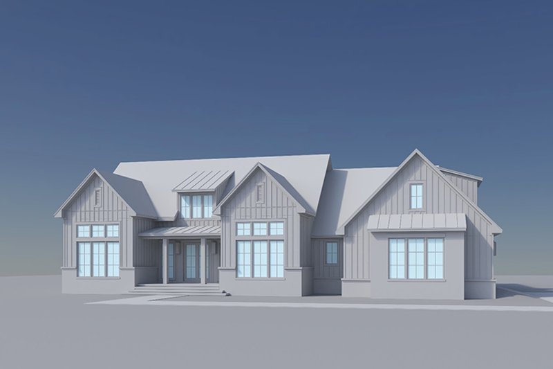 Dream House Plan - Exterior - Front Elevation 14 for Farmhouse House Plan #430-436 - 3 bed, 2 bath