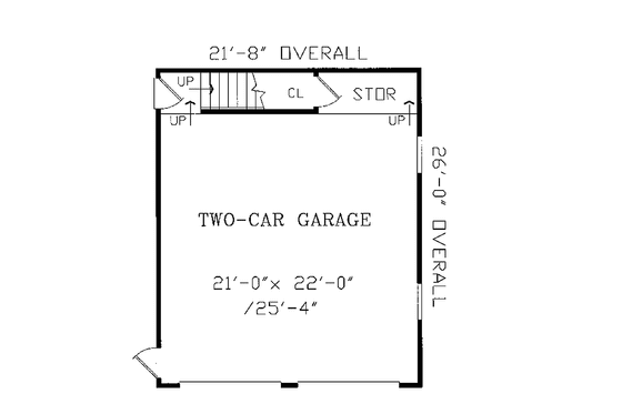 Floor Plan - Main Floor House Plan #456-96, 0 bath