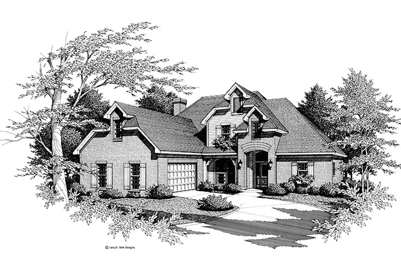 House Plan Design - Country Exterior - Front Elevation Plan #952-117