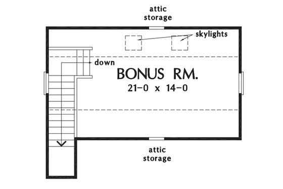 Floor Plan - Other Floor for Country House Plan #929-976 - 3 bed, 2.5 bath