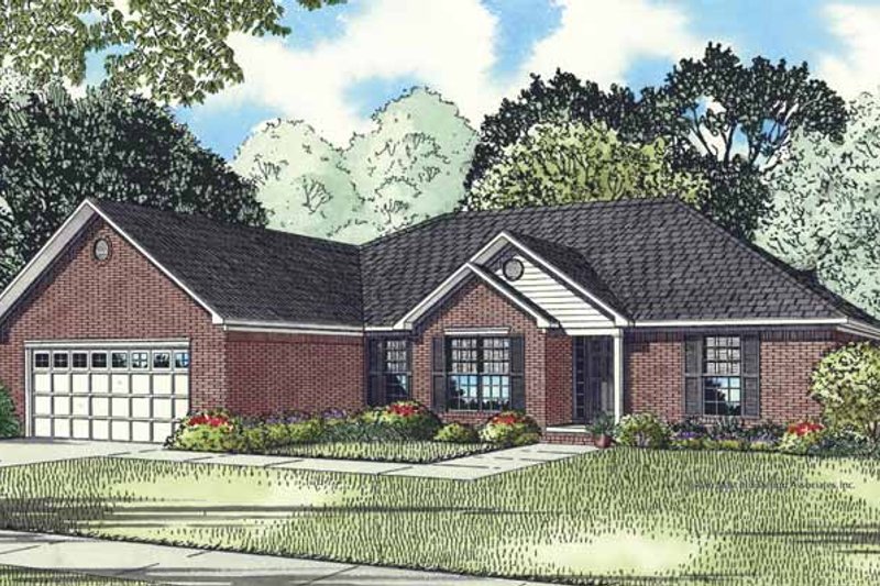 Traditional Style House Plan - 3 Beds 2 Baths 1898 Sq/Ft Plan #17-3275