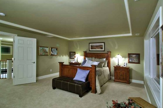 Interior - Master Bedroom for Craftsman House Plan #132-241 - 4 bed, 3.5 bath
