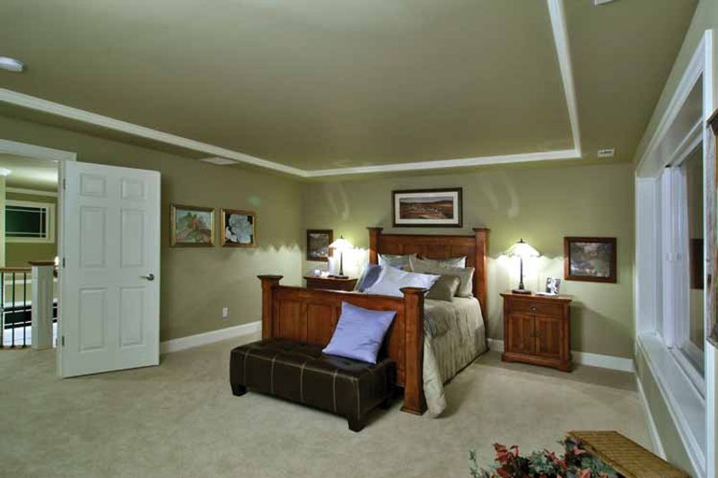 Home Plan - Interior - Master Bedroom for Craftsman House Plan #132-241 - 4 bed, 3.5 bath