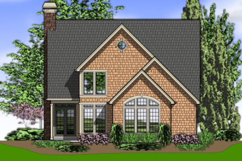 Home Plan - Exterior - Rear Elevation for Craftsman House Plan #48-252 - 4 bed, 2.5 bath