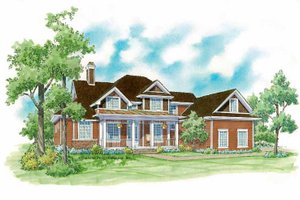 Colonial Exterior - Front Elevation Plan #930-228