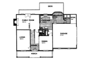 Country Style House Plan - 3 Beds 2.5 Baths 2332 Sq/Ft Plan #30-273 