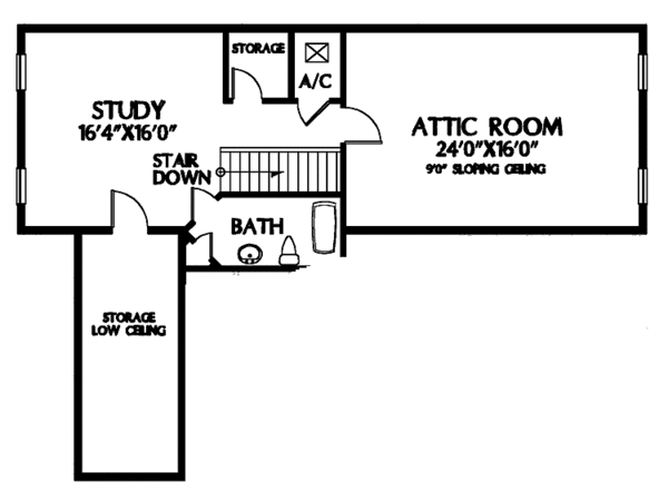 Home Plan - Colonial Floor Plan - Other Floor Plan #999-63