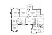 European Style House Plan - 4 Beds 4.5 Baths 3777 Sq/Ft Plan #119-421 