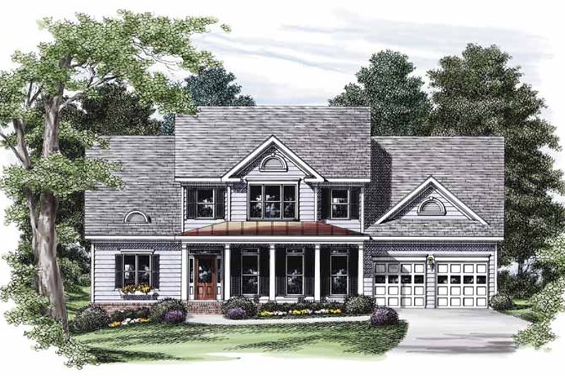 Dream House Plan - Country Exterior - Front Elevation Plan #927-817
