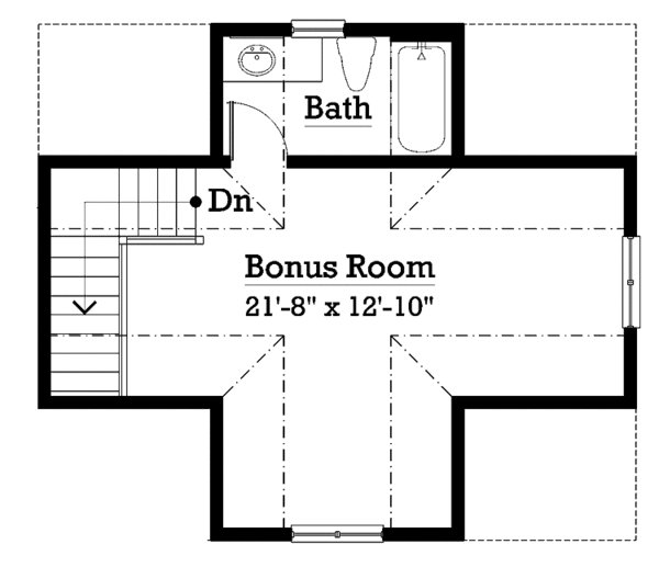 House Plan Design - Country Floor Plan - Upper Floor Plan #930-249