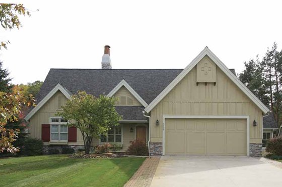 Exterior - Front Elevation 3 for European House Plan #928-156 - 3 bed, 2.5 bath