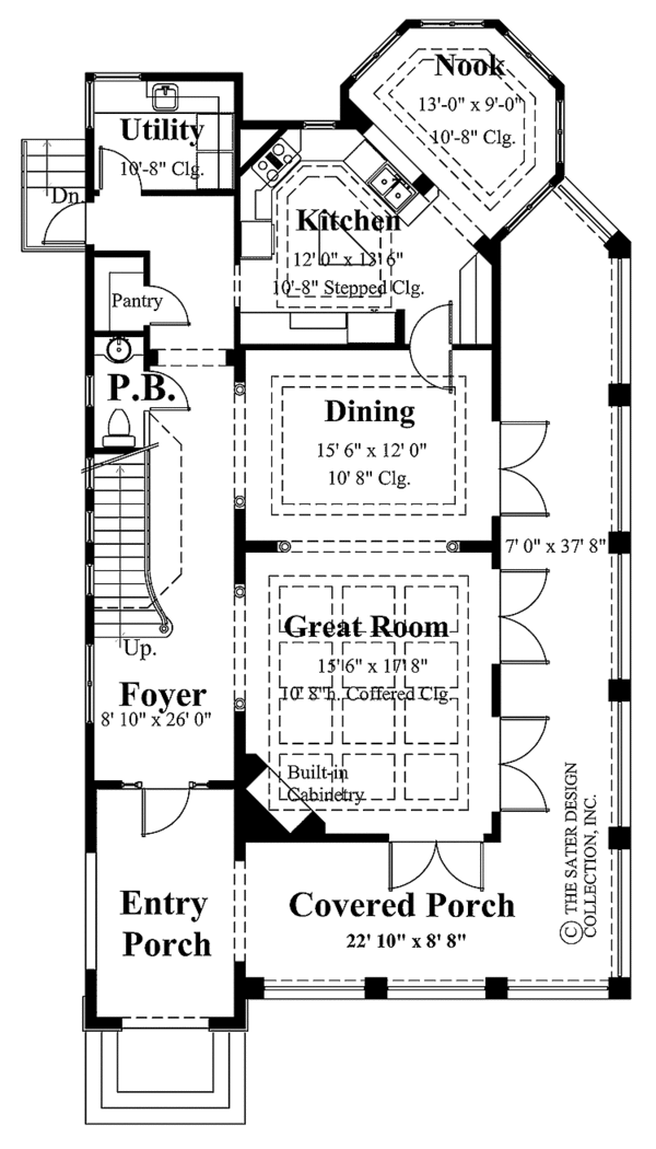 Home Plan - Country Floor Plan - Main Floor Plan #930-141