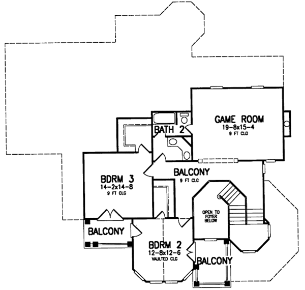 Home Plan - Victorian Floor Plan - Upper Floor Plan #952-234