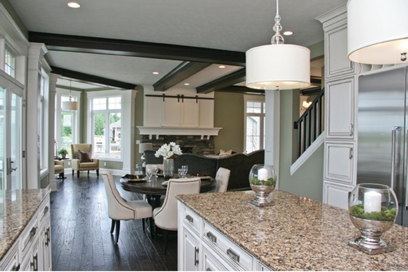 Country Style House Plan - 4 Beds 3.5 Baths 3693 Sq/Ft Plan #928-250 ...