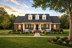 House Blueprint - Photo for Traditional House Plan #44-103 - 3 bed, 2.5 bath