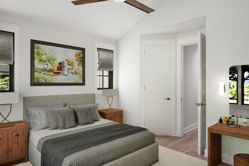 Dream House Plan - Interior - Master Bedroom 2 for Craftsman House Plan #48-1214 - 3 bed, 2 bath