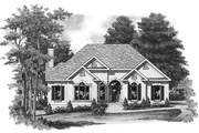 Mediterranean Style House Plan - 3 Beds 2 Baths 1756 Sq/Ft Plan #927-680 