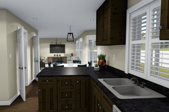 Interior - Kitchen 2 for Traditional House Plan #1060-4 - 3 bed, 2.5 bath