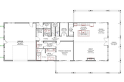 Barndominium Style House Plan - 4 Beds 2.5 Baths 2668 Sq/Ft Plan #1116-14 Floor 