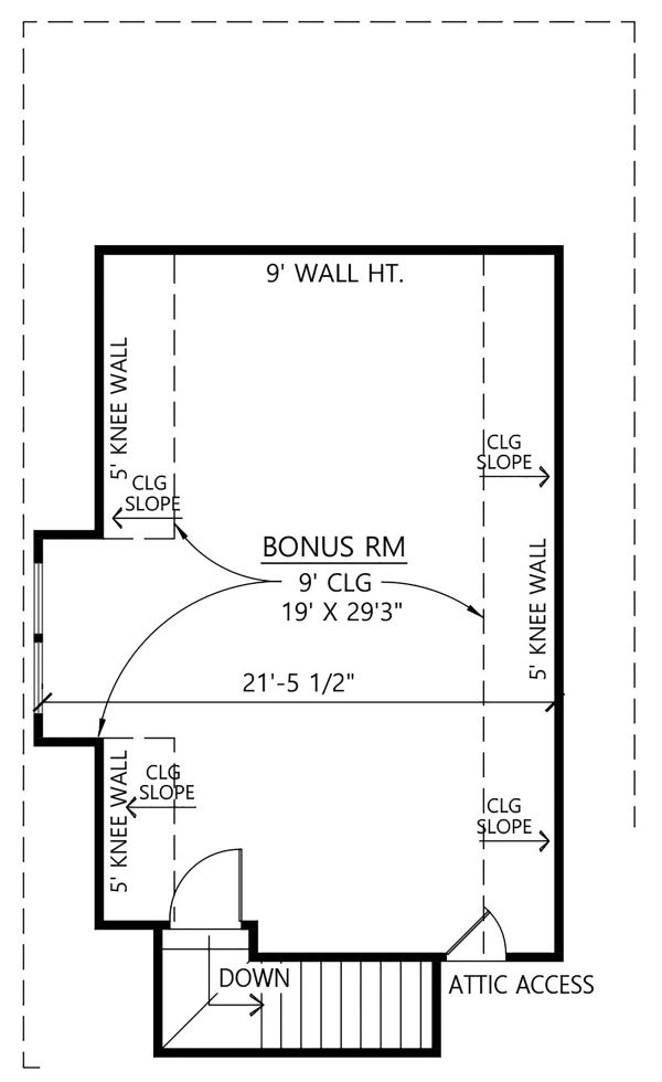 Dream House Plan - Optional Bonus