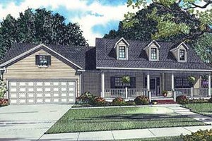 Traditional Exterior - Front Elevation Plan #17-1160