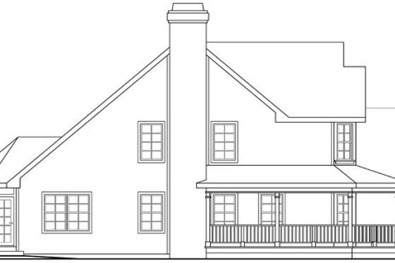 Exterior - Other Elevation for Farmhouse House Plan #124-419 - 4 bed, 3.5 bath