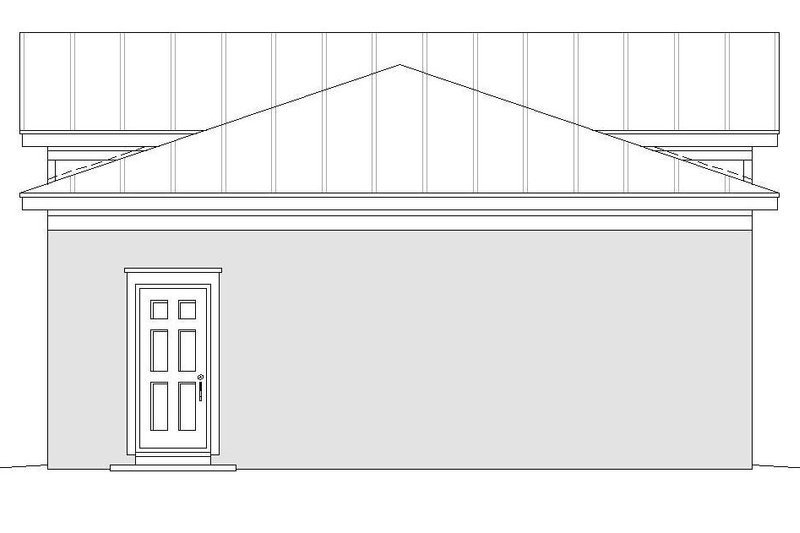 House Blueprint - Exterior - Other Elevation 1 for Country House Plan #932-142, 0 bath