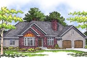 Traditional Style House Plan - 3 Beds 2.5 Baths 1898 Sq/Ft Plan #70-652 