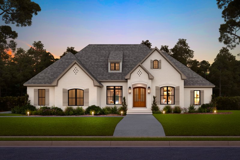 Home Plan - Country Exterior - Front Elevation Plan #430-143