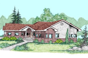 Traditional Exterior - Front Elevation Plan #60-251